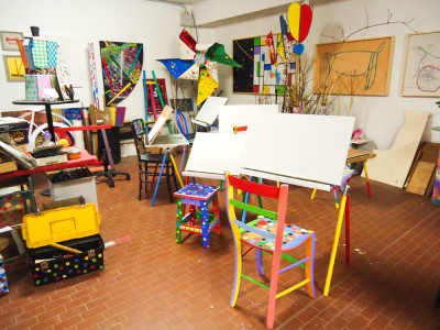 LABORATORIO SPAZIO ARTE LABORATORI DELCIO MONTAGNIN DISEGNO PITTURA SCULTURA