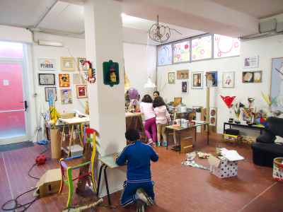 LABORATORIO SPAZIO ARTE LABORATORI DELCIO MONTAGNIN DISEGNO PITTURA SCULTURA